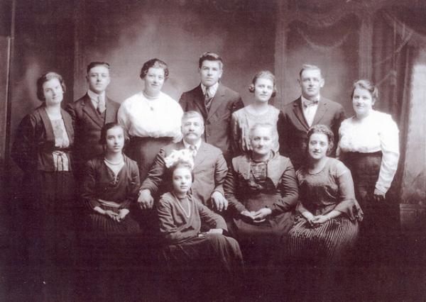 Courchaine family 1920s.